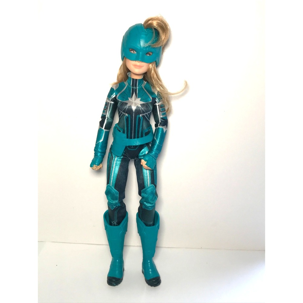 Marvel Captain Marvel (Starforce) Super Hero Doll with Helmet 12 INCHES